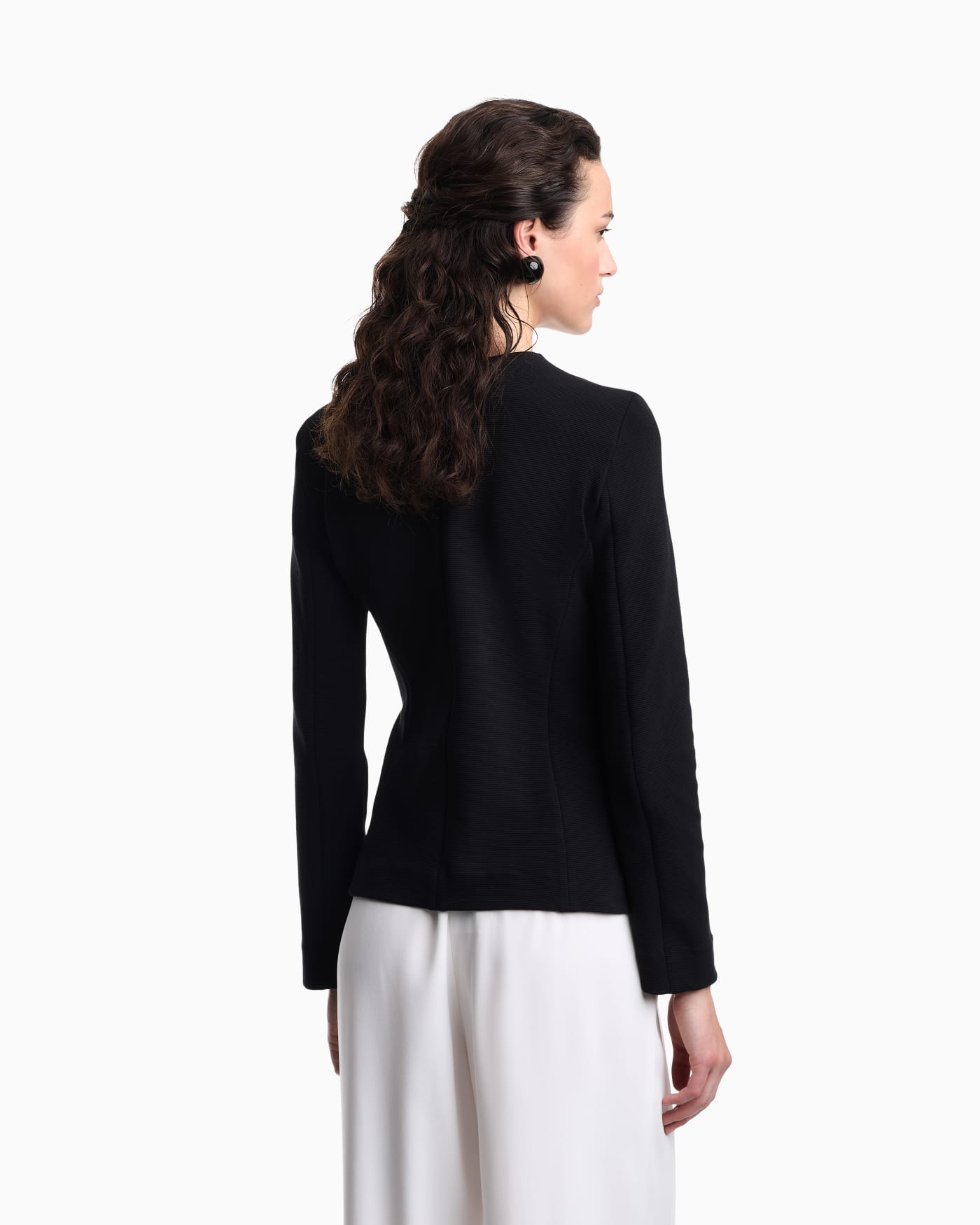 Ottoman jersey jacket