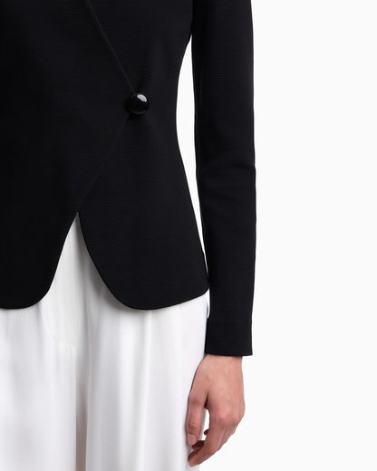 Ottoman jersey jacket