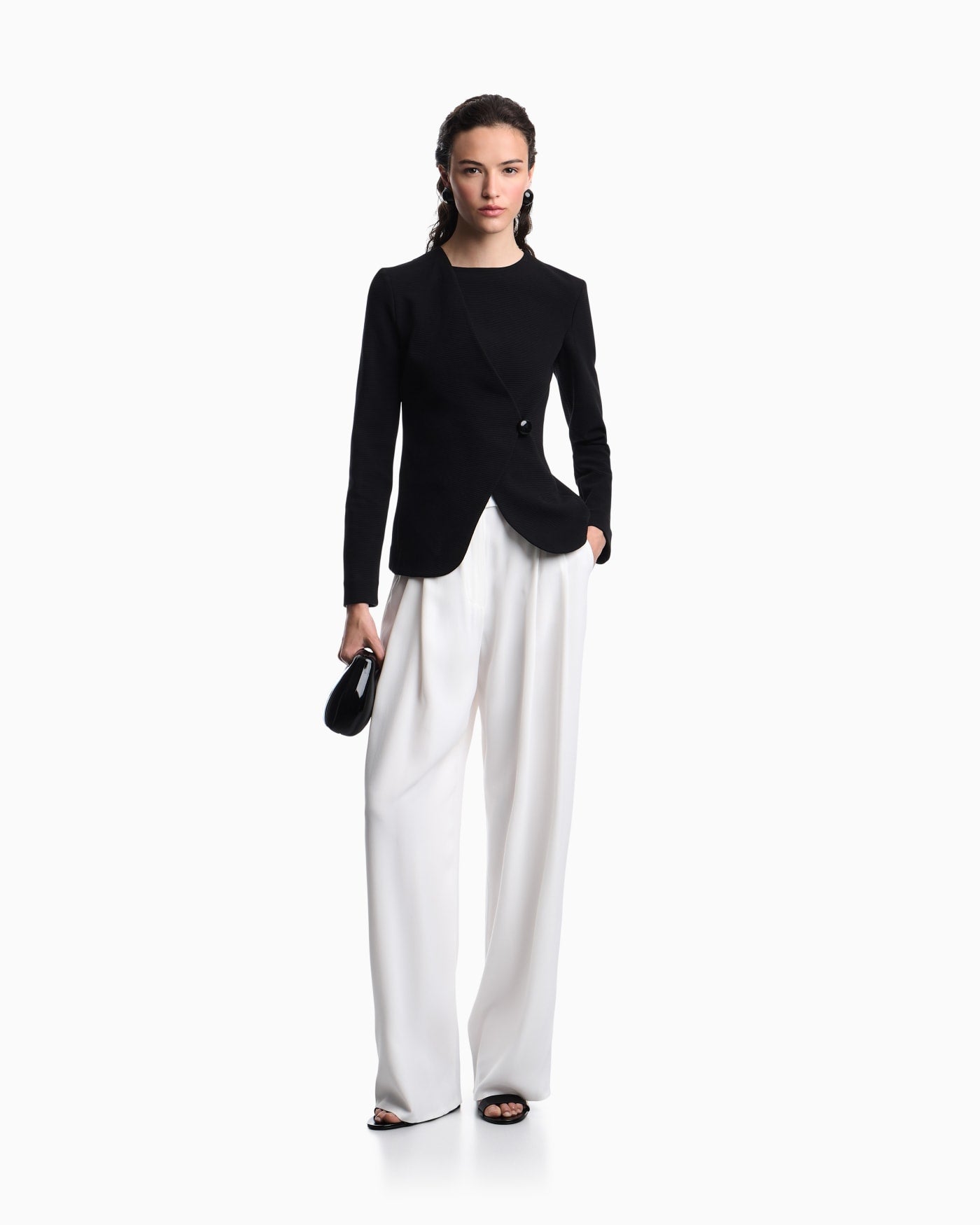 Ottoman jersey jacket