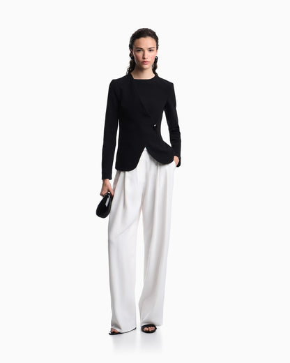 Ottoman jersey jacket