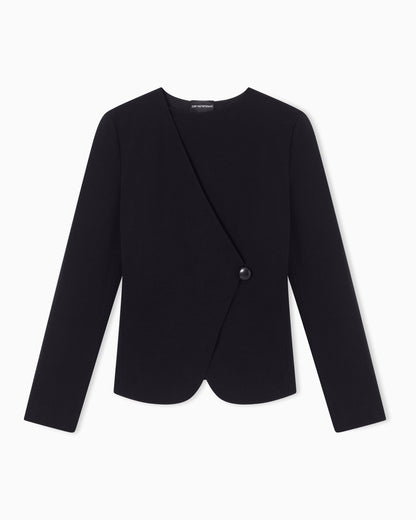 Ottoman jersey jacket