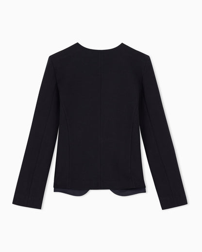 Ottoman jersey jacket