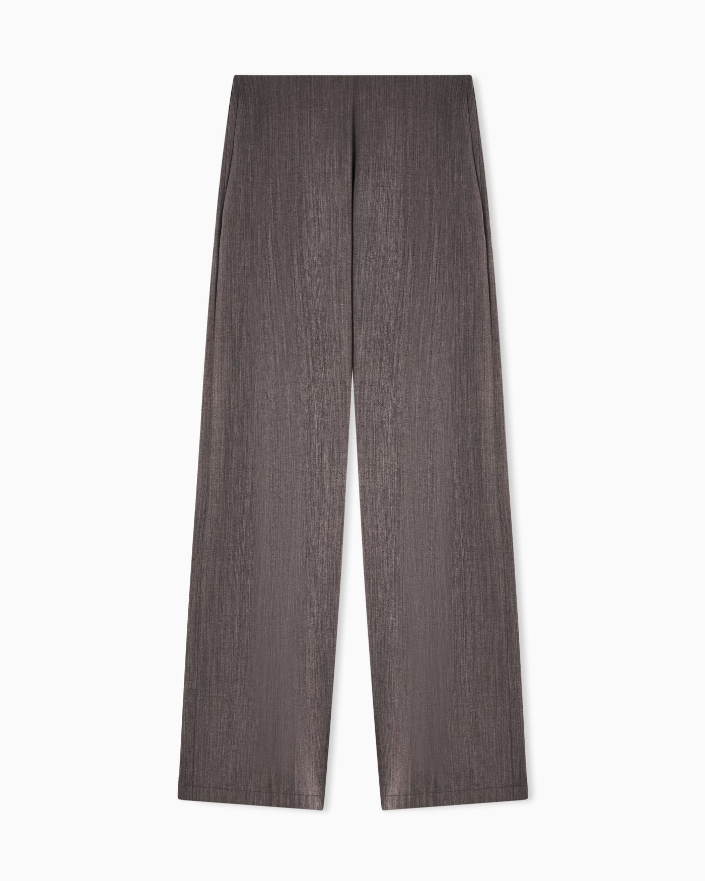 Light wool trousers with side crease