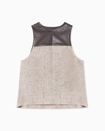 Heavy linen canvas top