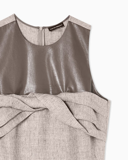 Heavy linen canvas dress