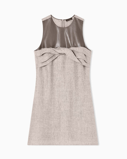 Heavy linen canvas dress