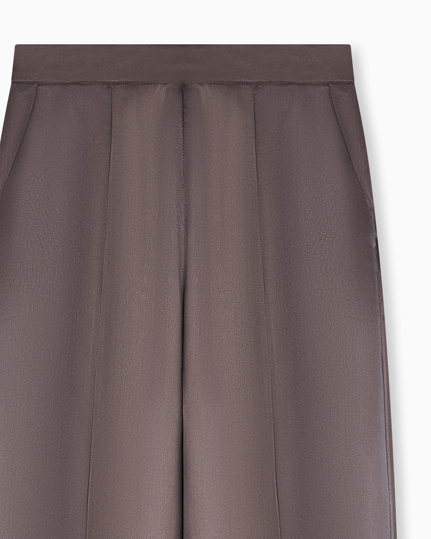 Viscose twill trousers