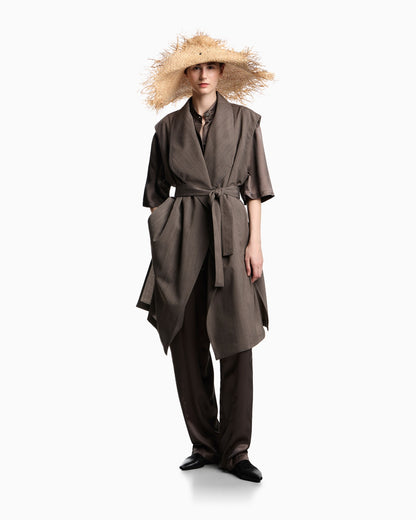 Viscose twill trousers
