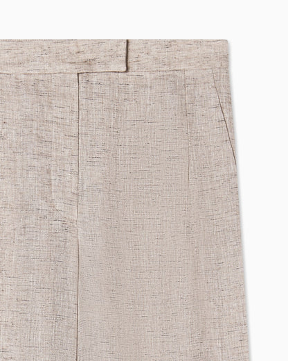 Linen chambray trousers