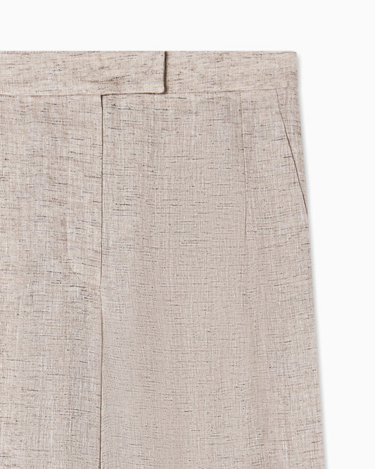 Linen chambray trousers