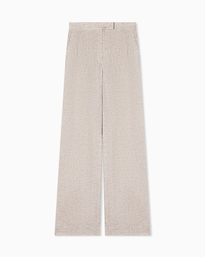 Linen chambray trousers