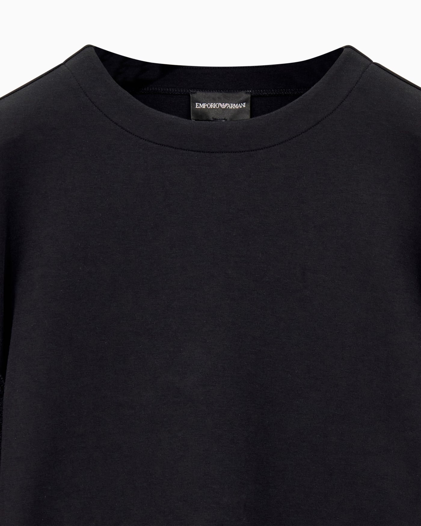 Double jersey sweatshirt with chenille tape Travel Essential