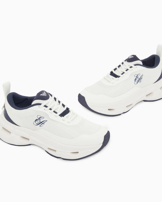 Technical knit sneakers