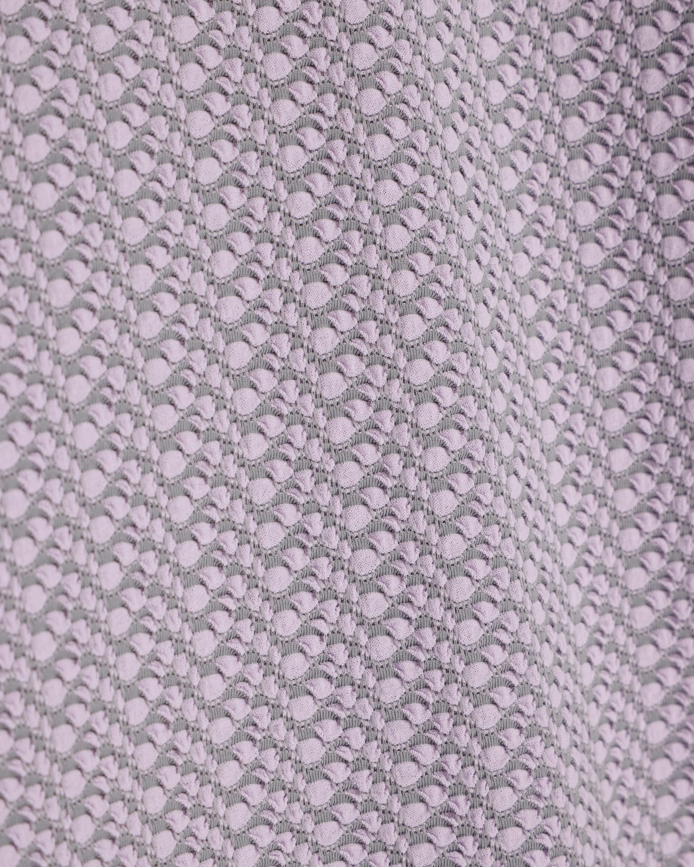 Short-sleeve jumper in geometric jacquard jersey