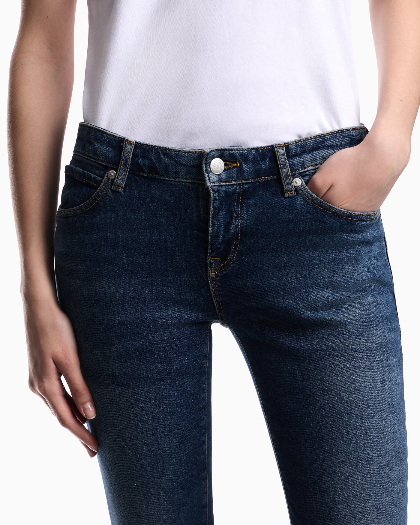 Jeans J06 skinny fit in stretch denim Armani Jeans