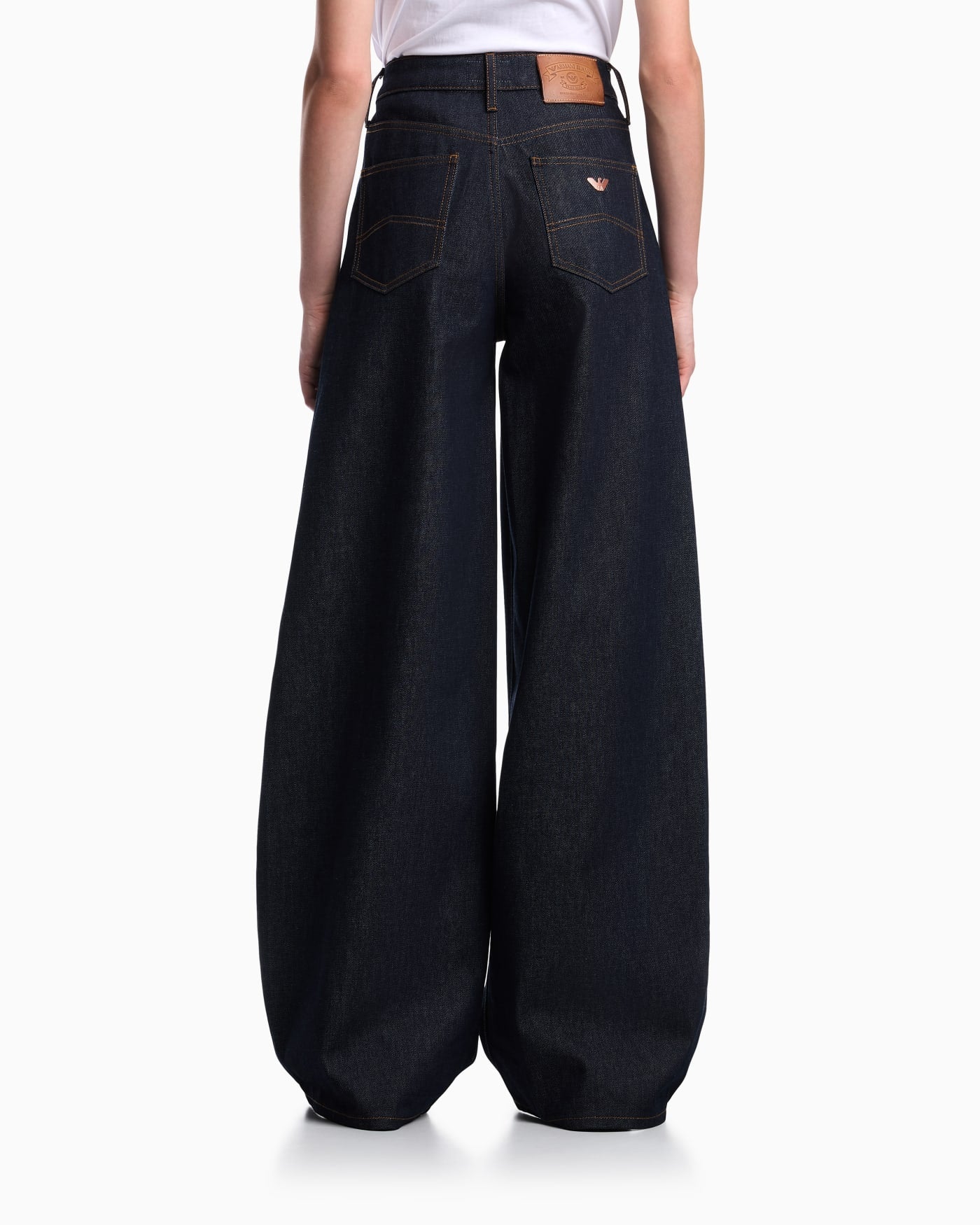 Five-pocket denim trousers
