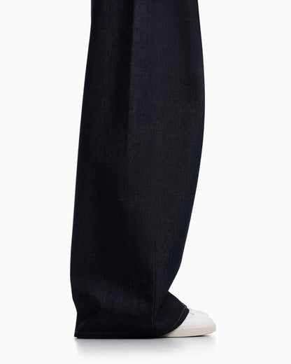 Five-pocket denim trousers