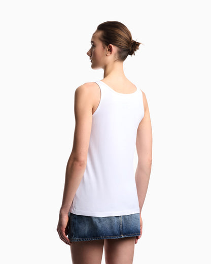 Armani Jeans printed jersey tank top