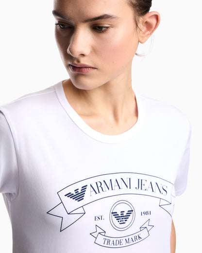 Armani Jeans jersey T-shirt with print