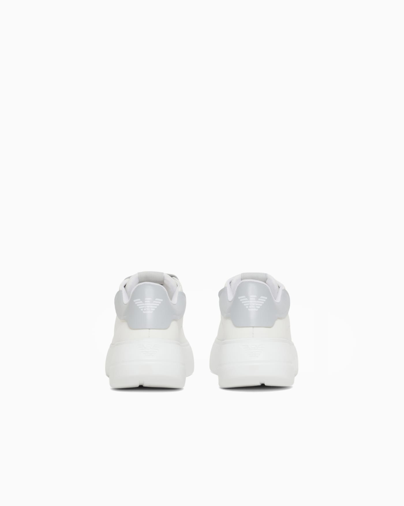 Smooth leather sneakers Icon with a thick textured sole