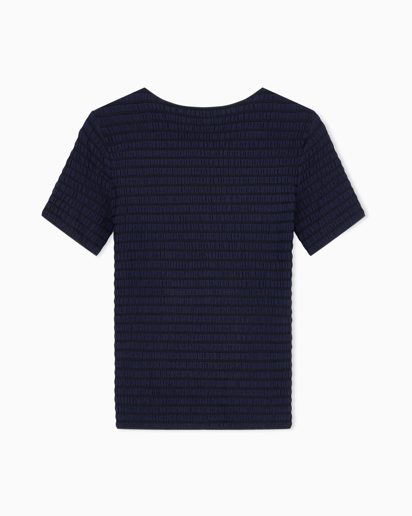 Slim-fit striped jacquard jersey shirt Signature Capsule