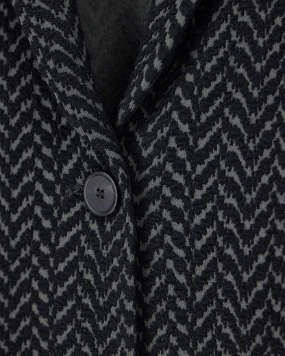 Chevron jacquard jersey jacket Signature Capsule