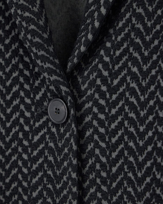 Chevron jacquard jersey jacket Signature Capsule