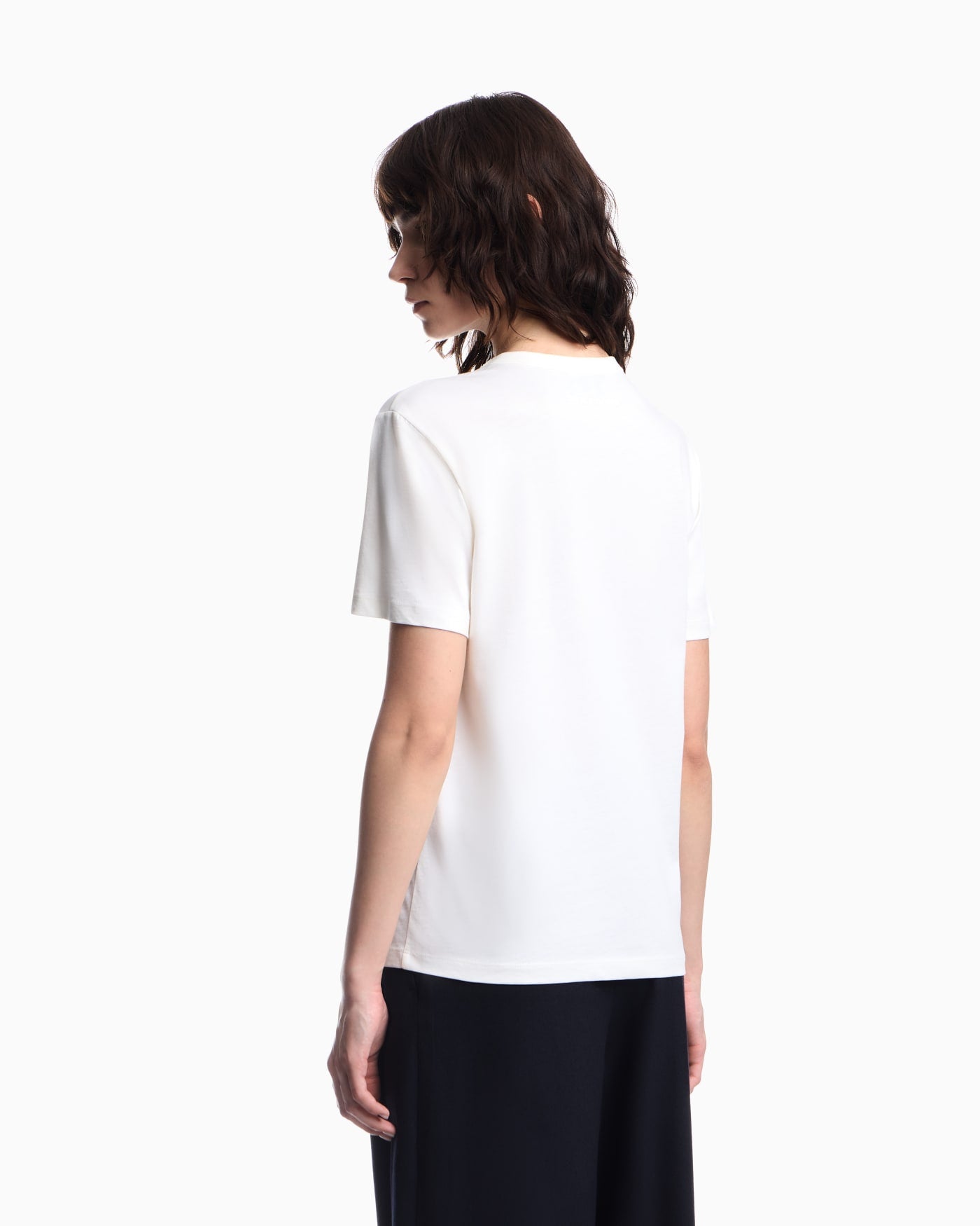 Supima jersey T-shirt with Signature Capsule logo embroidery