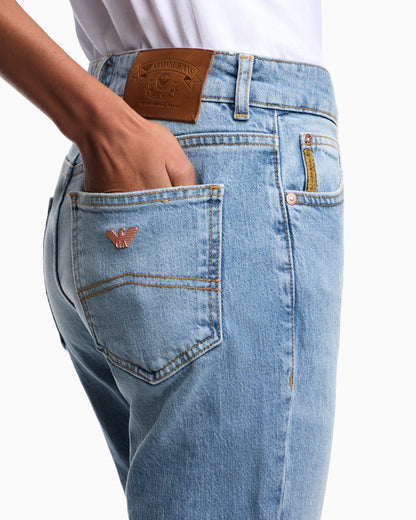 Jeans J7J bootcut fit in stretch denim Armani Jeans
