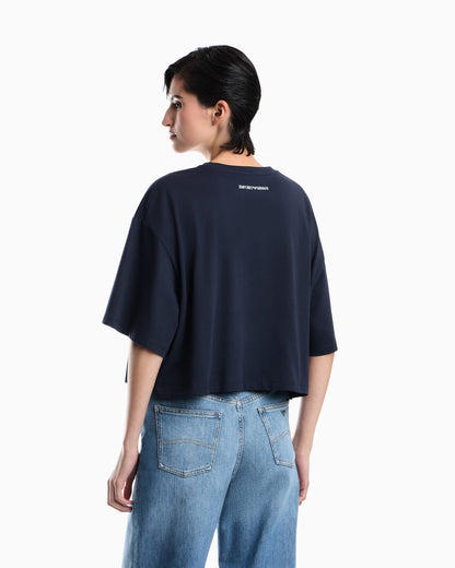 Oversized T-shirt in Supima cotton jersey