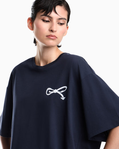 Oversized T-shirt in Supima cotton jersey