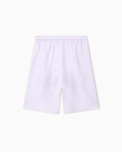 Bermuda shorts in techno cady with front pleats