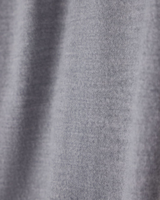 Sleeveless crew neck virgin wool top with padded shoulders