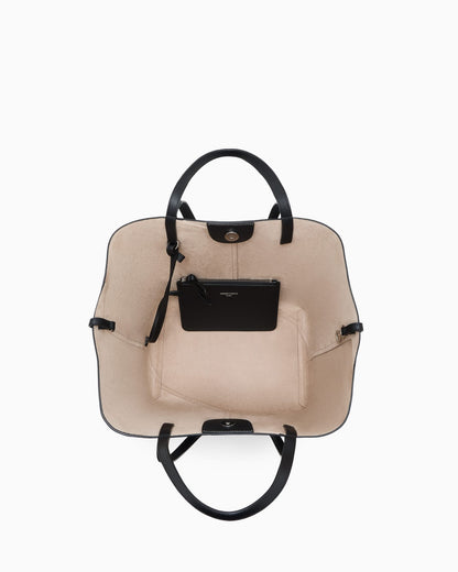 Emporio Armani 1981 leather shopper bag