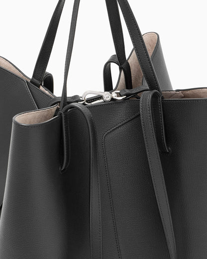 Emporio Armani 1981 leather shopper bag