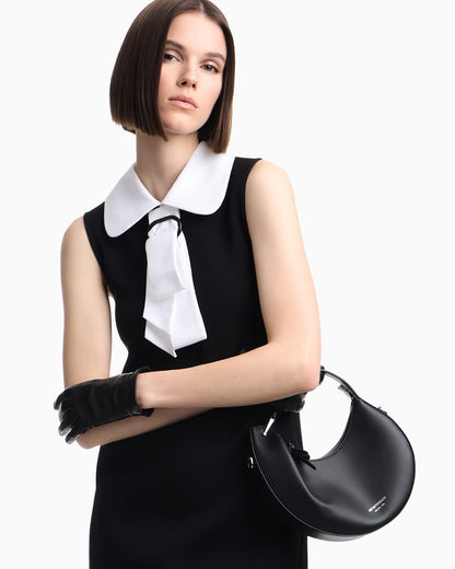 Emporio Armani 1981 mini leather hobo bag