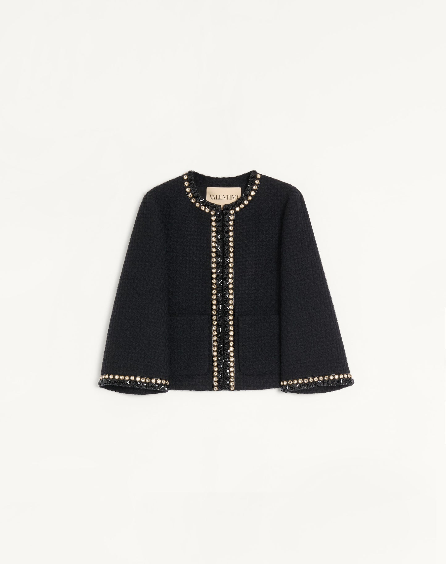 Embroidered Canestrello Tweed Jacket