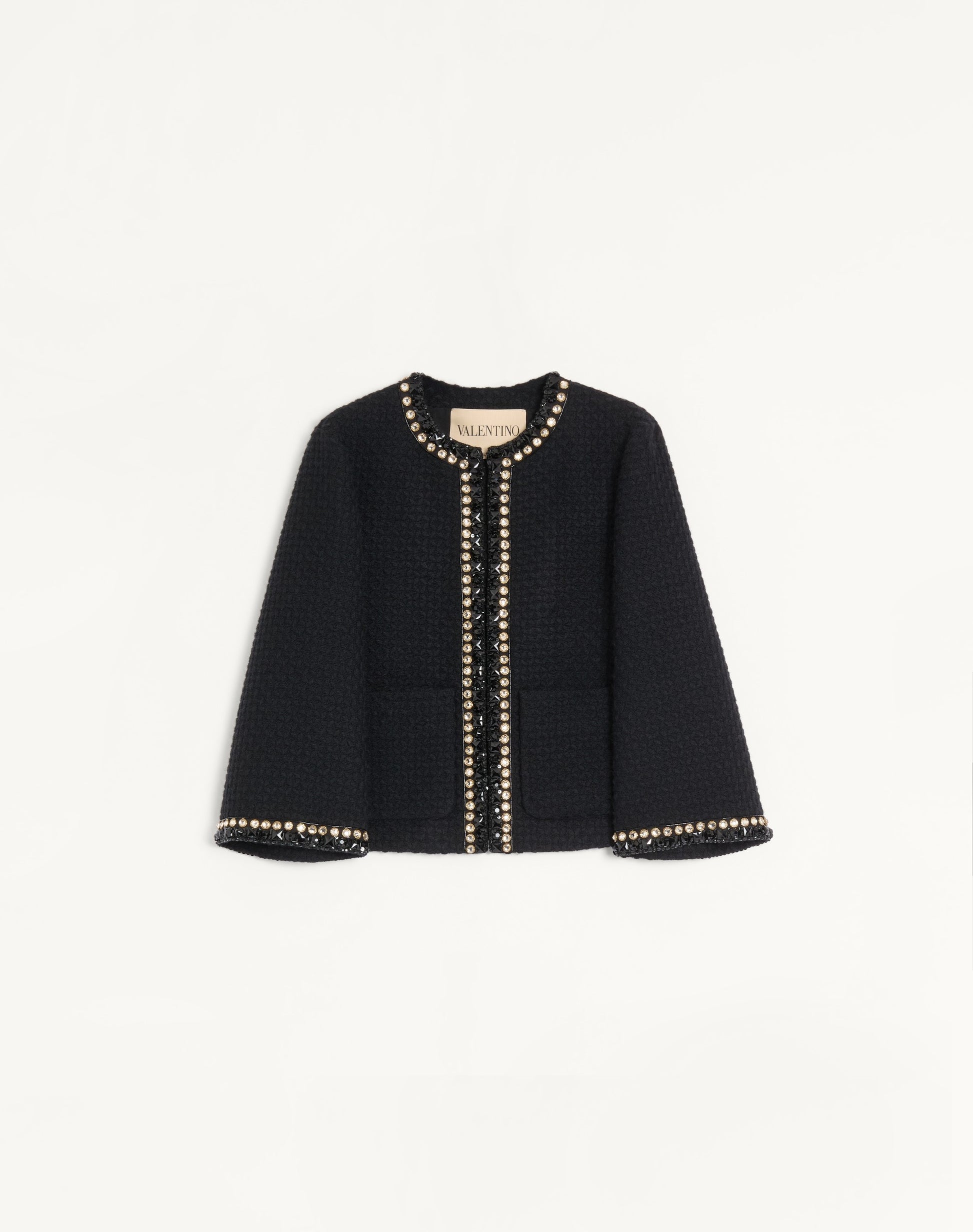 Embroidered Canestrello Tweed Jacket