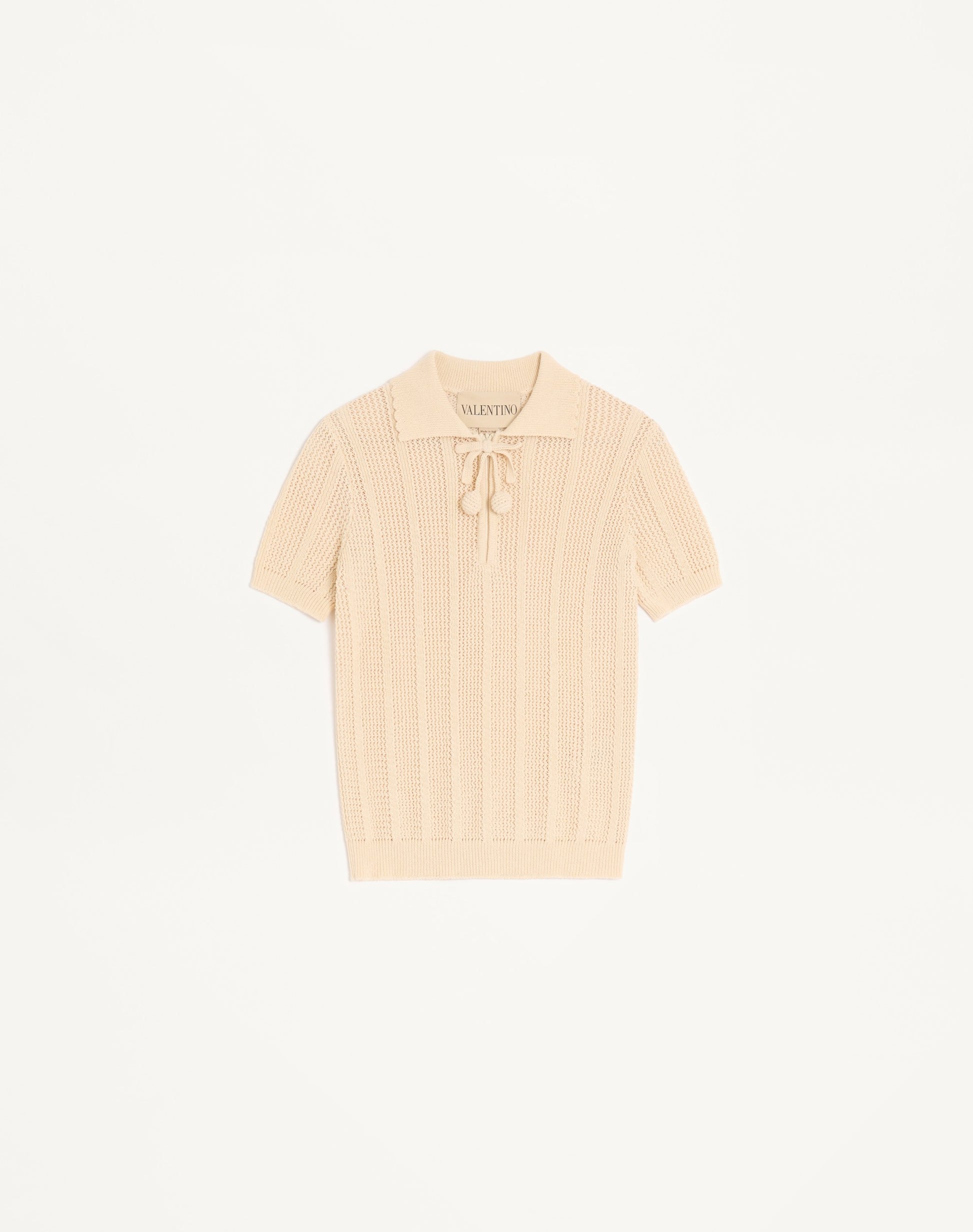 Embroidered Cotton Knit Polo