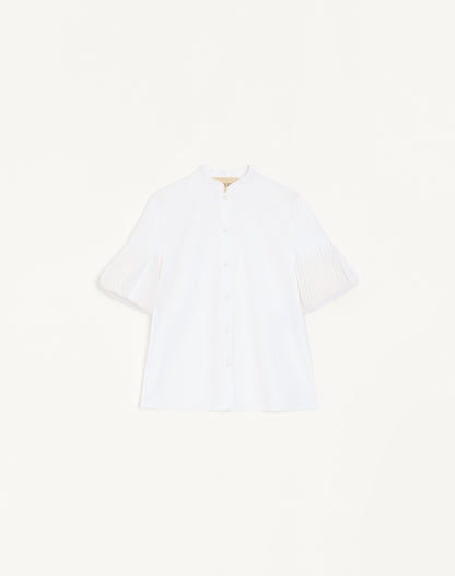 Embroidered Cotton Popeline Shirt