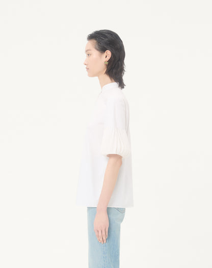 Embroidered Cotton Popeline Shirt