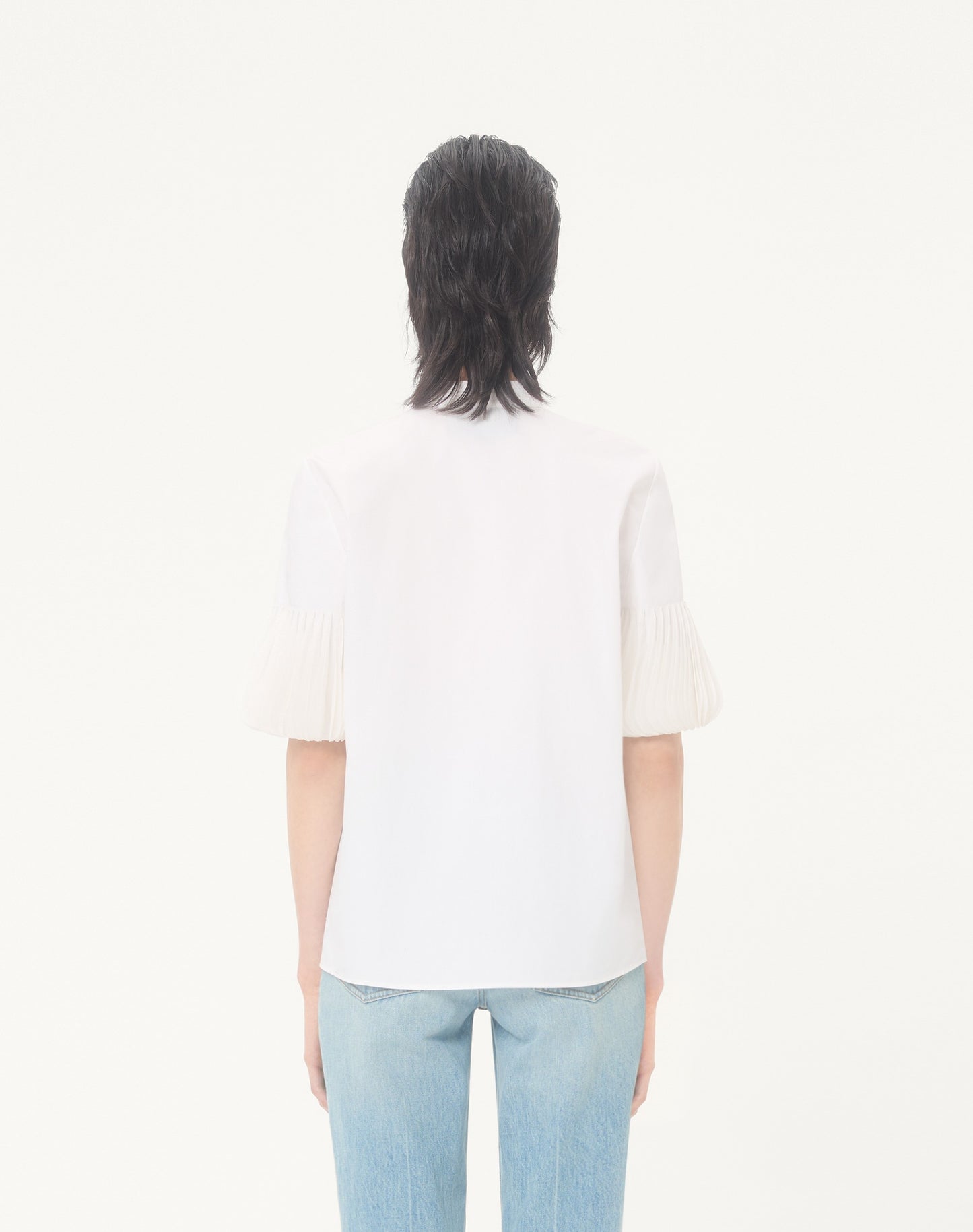 Embroidered Cotton Popeline Shirt