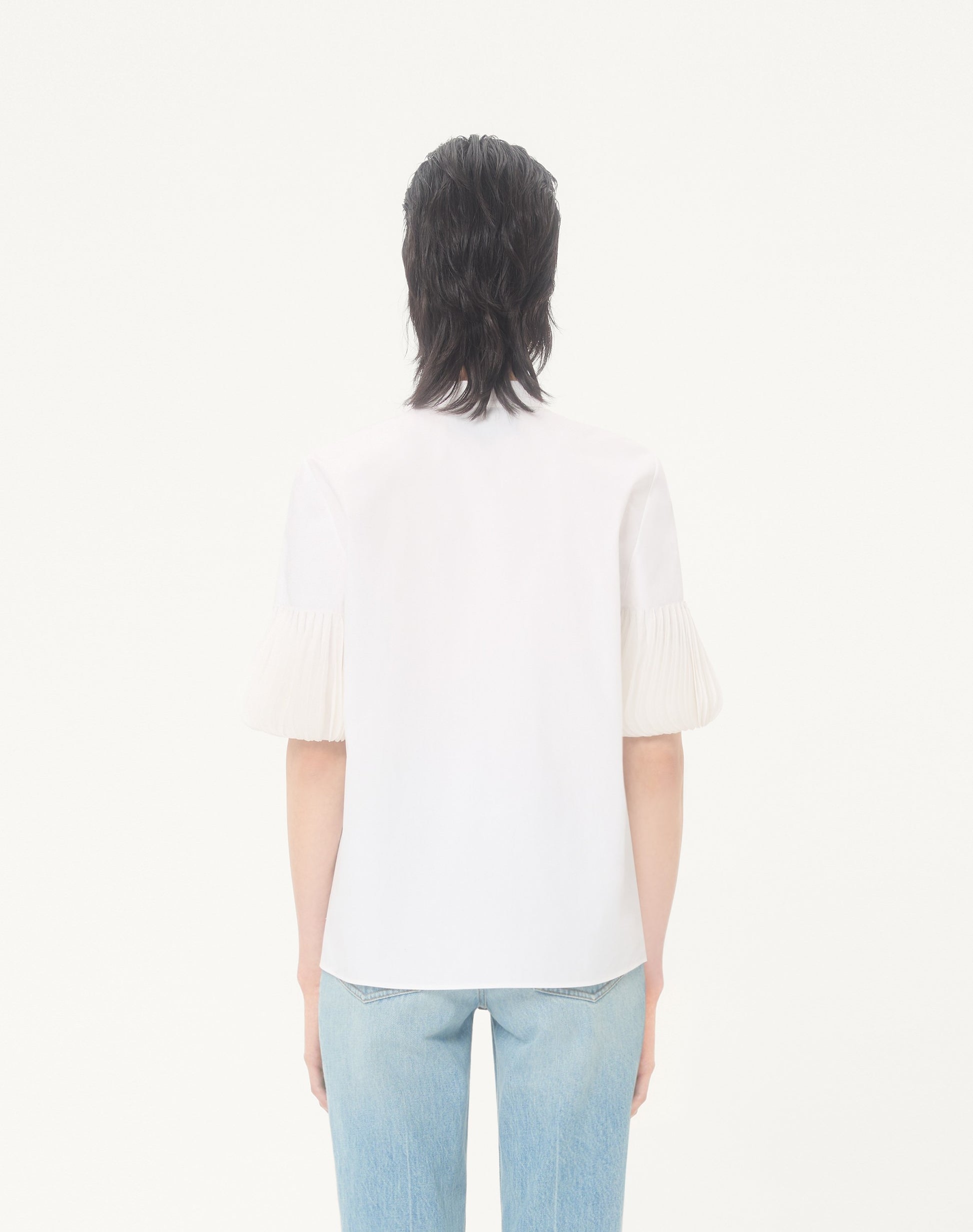 Embroidered Cotton Popeline Shirt