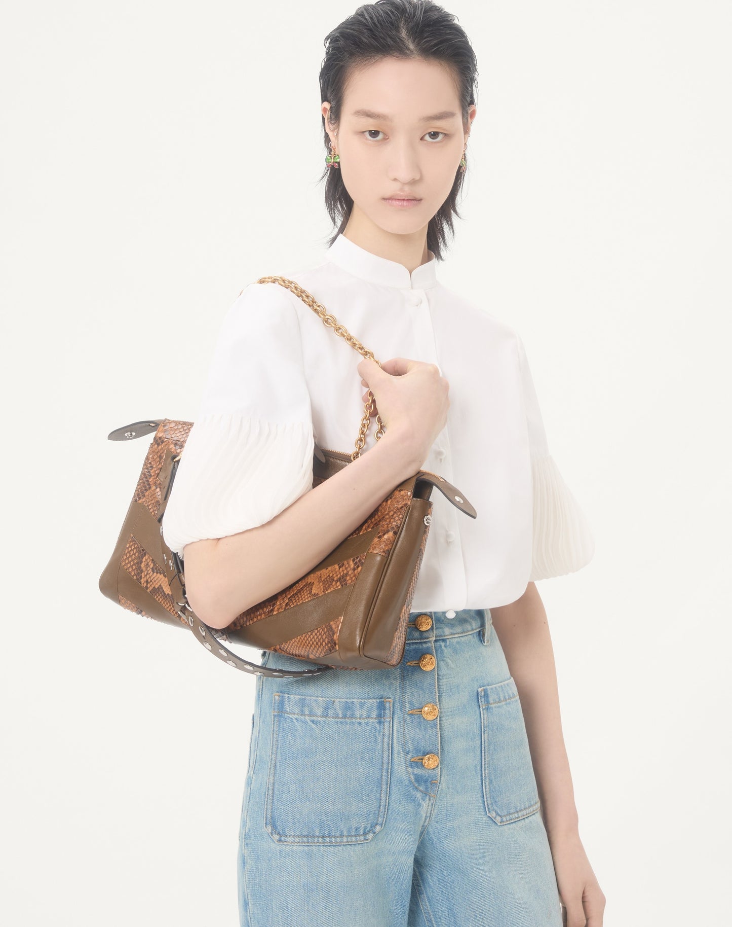 Embroidered Cotton Popeline Shirt