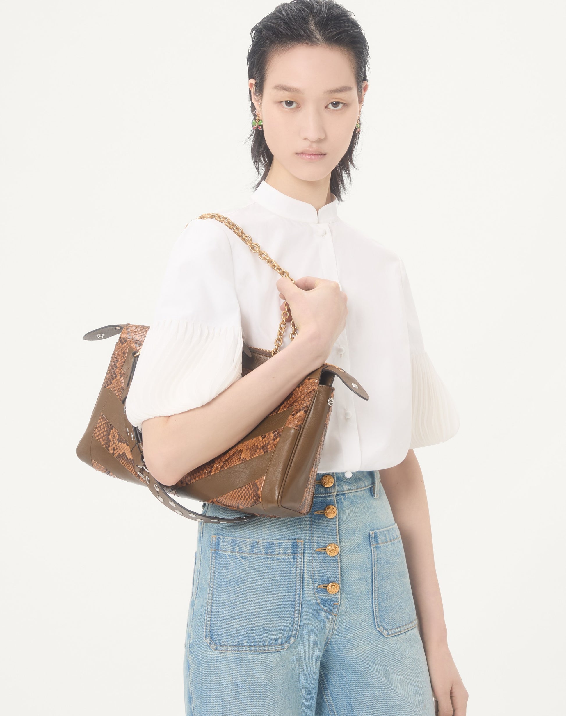 Embroidered Cotton Popeline Shirt