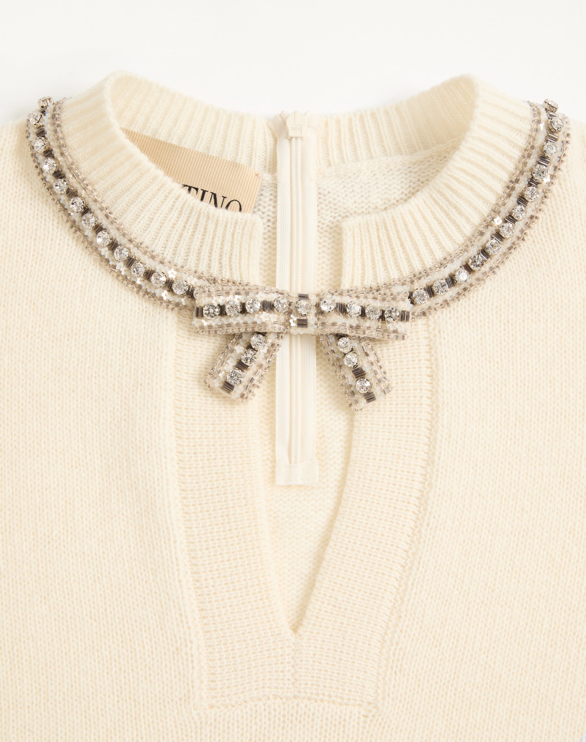 Embroidered Wool Jumper