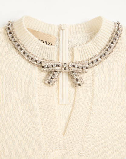 Embroidered Wool Jumper