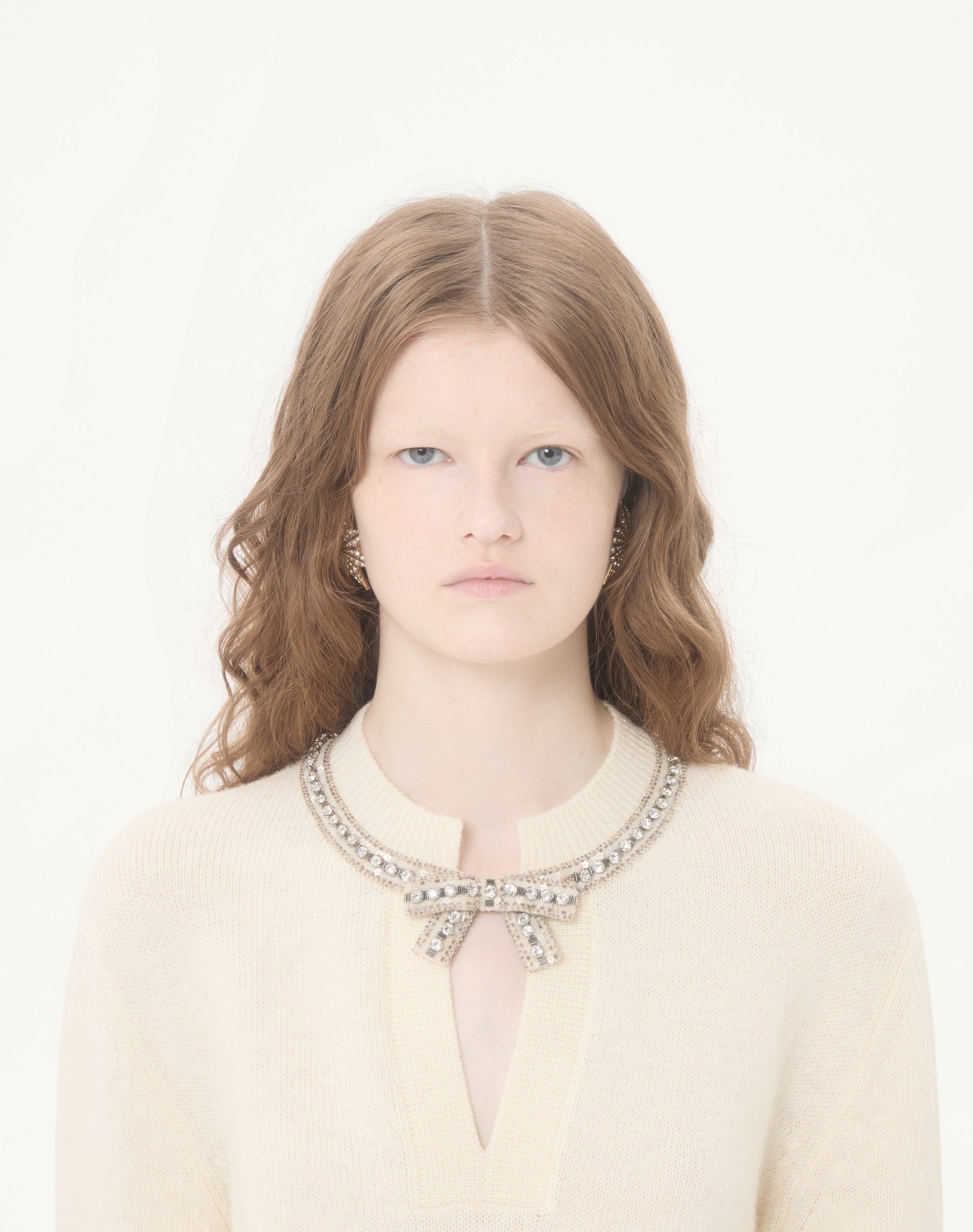 Embroidered Wool Jumper