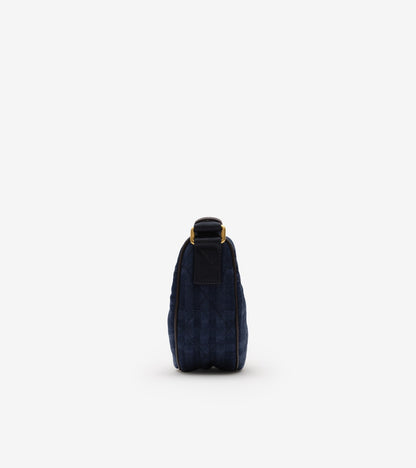 Horseshoe Crossbody Bag in Blue