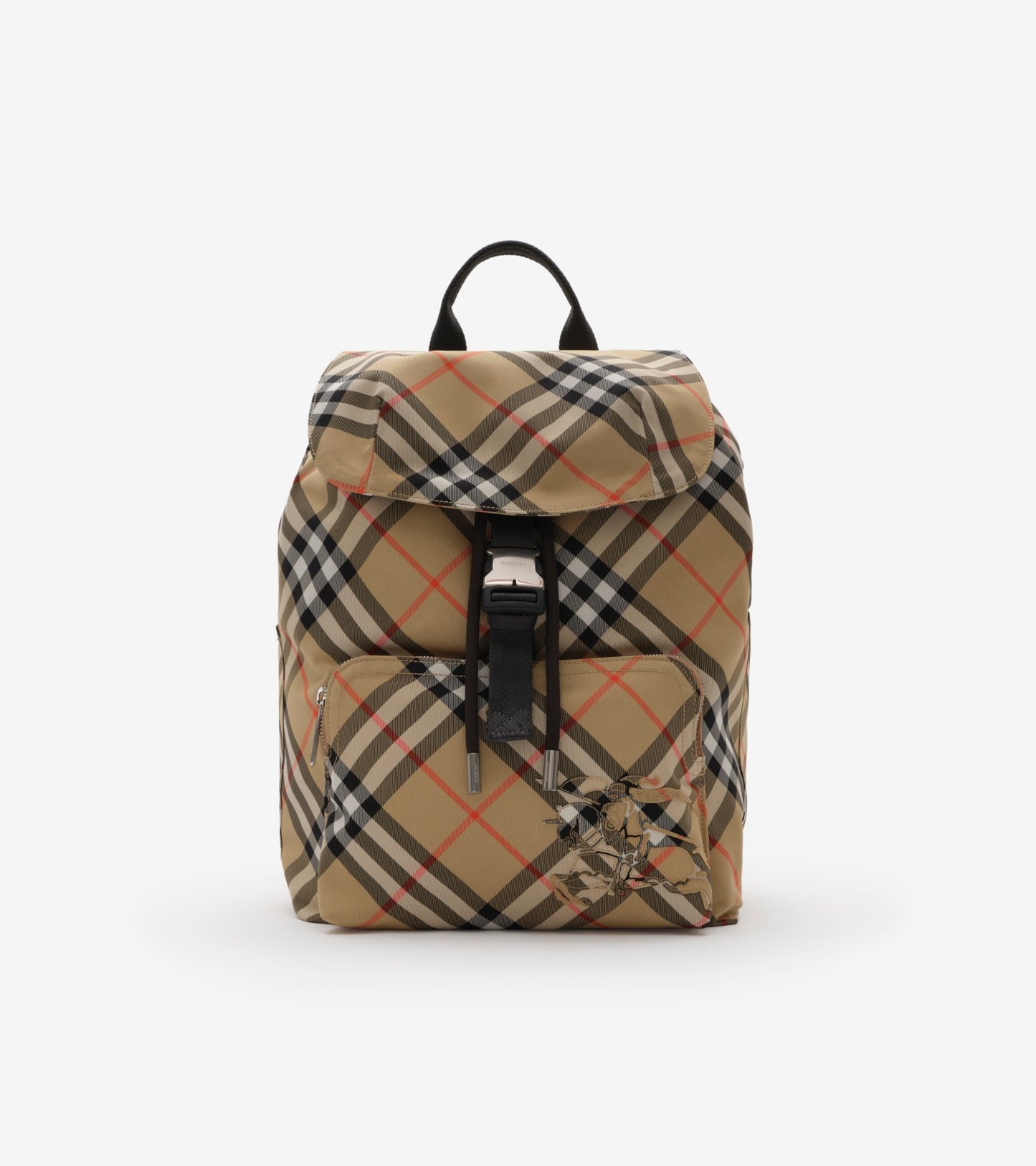 Check Backpack in Sand beige